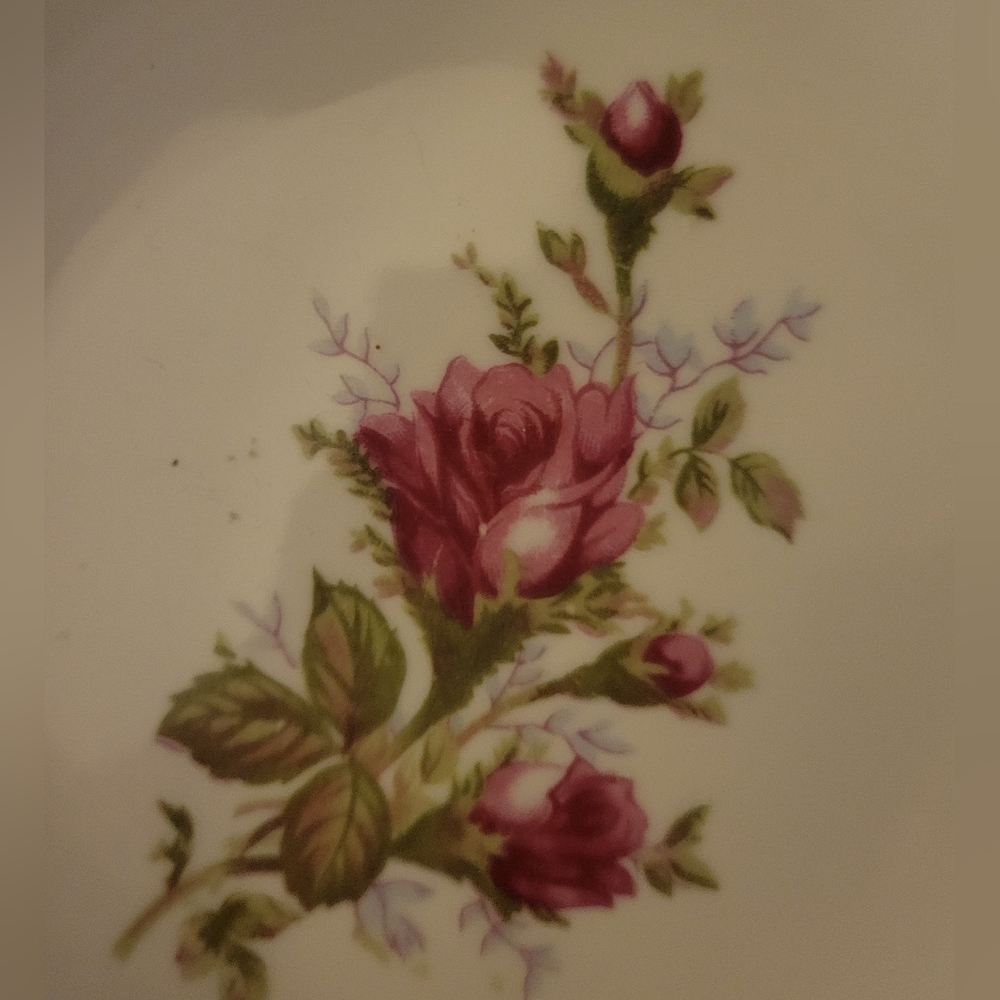 Vintage Westwood Bone China Elegant Lusterware‎ Floral Gold Rim Serving Bowl - Picture 3 of 6